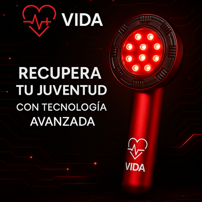 Luz Capilar™ Masajeador 3 en 1 con terapia de luz roja rejuvenecimiento capilar