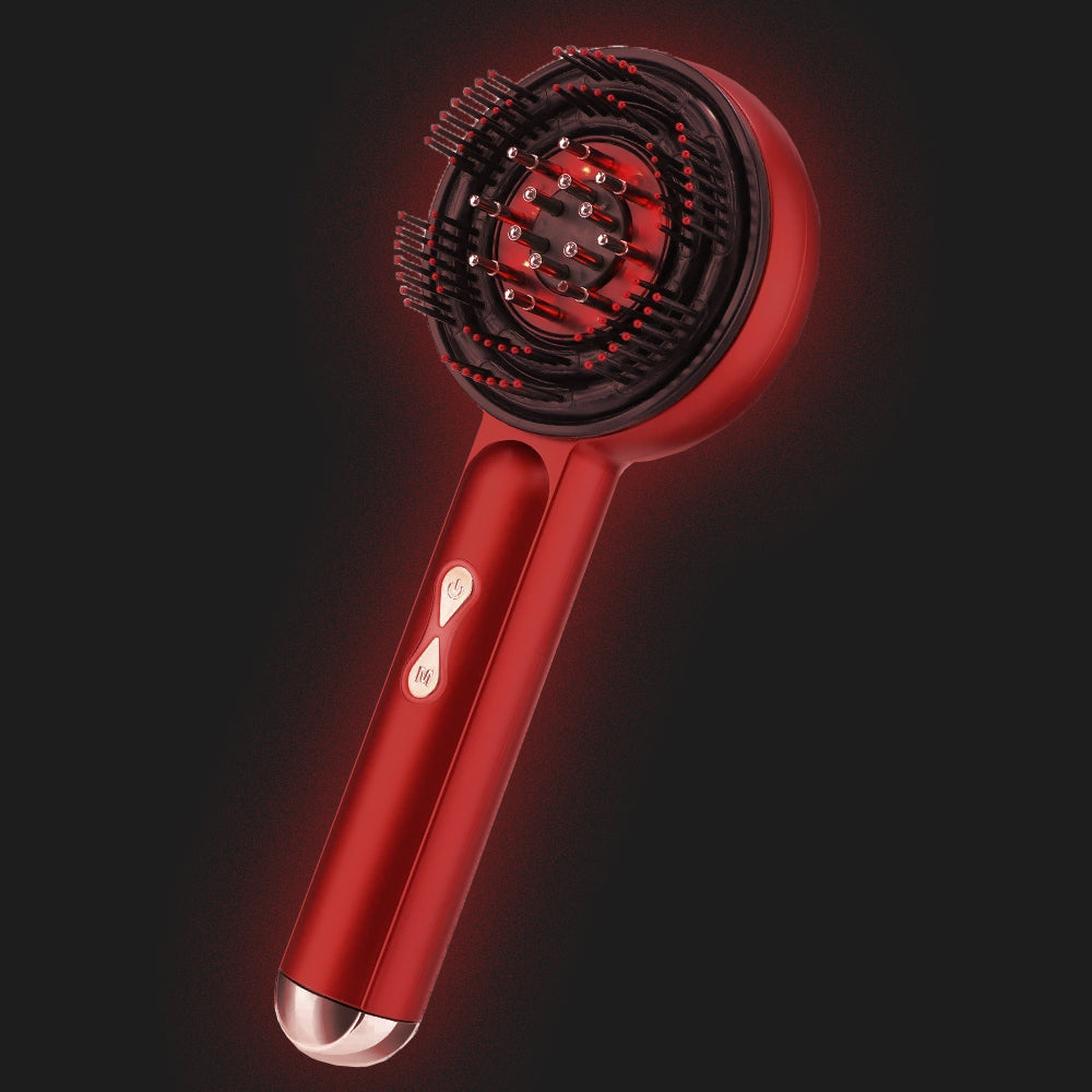 Luz Capilar™ Masajeador 3 en 1 con terapia de luz roja rejuvenecimiento capilar