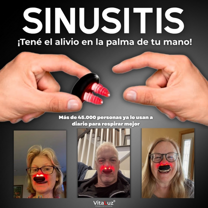 SinuLuz™ Elimina la congestion nasal en 24hrs